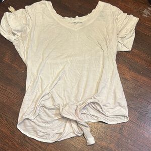 Preppy white tee snappy bottom